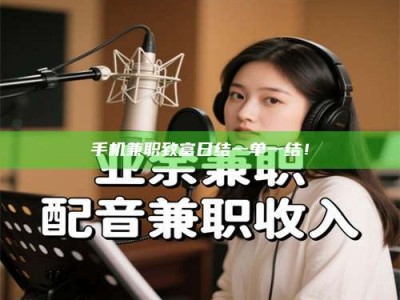 武汉手机兼职致富日结一单一结！